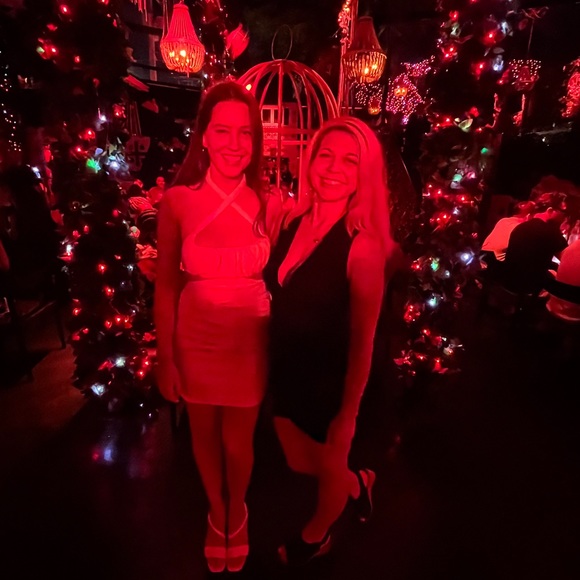 LULU’S COCKTAIL HOUR BLACK WRAP DRESS - Picture 8 of 16